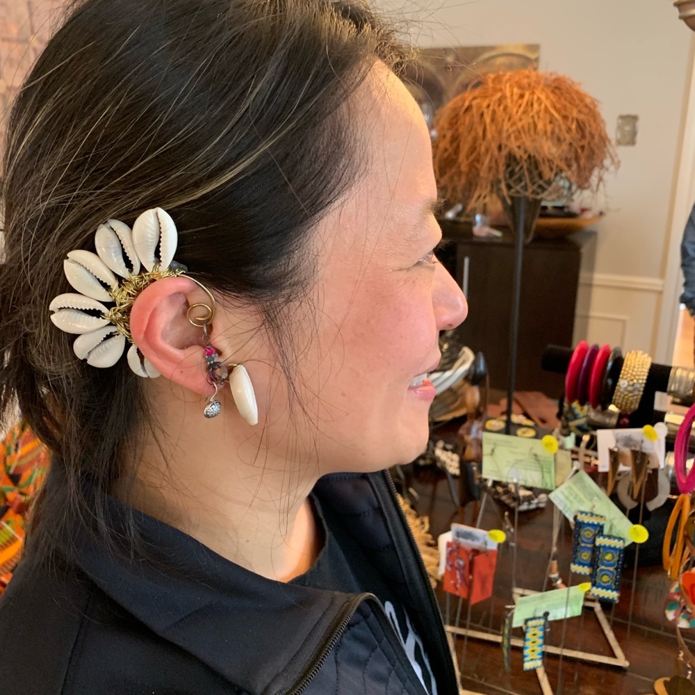 Cowry Shell Ear Cuff